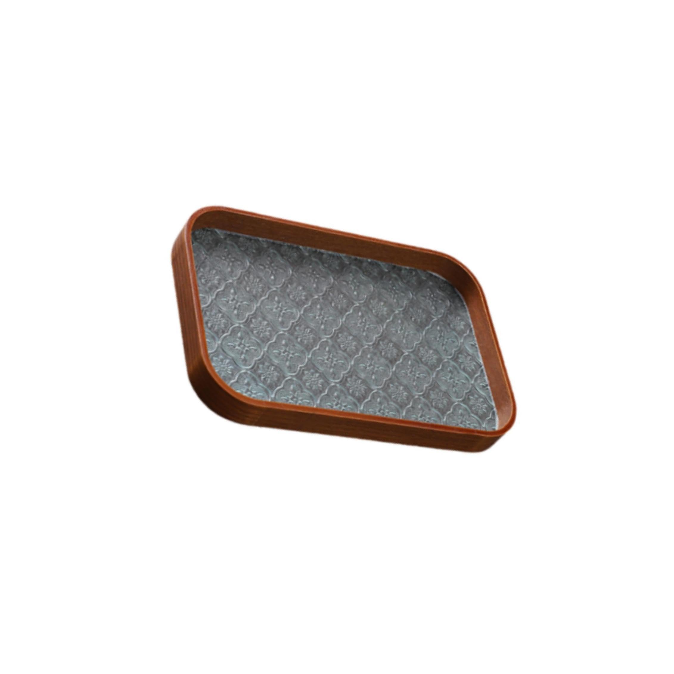 PIXZCSA Artistic Serving Tray Platter Snack Trays Jewelry Storage Trays Bathroom Makeup for Creative Organizer Serving Tray Platter Fruit Dessert Snack, Rectangle