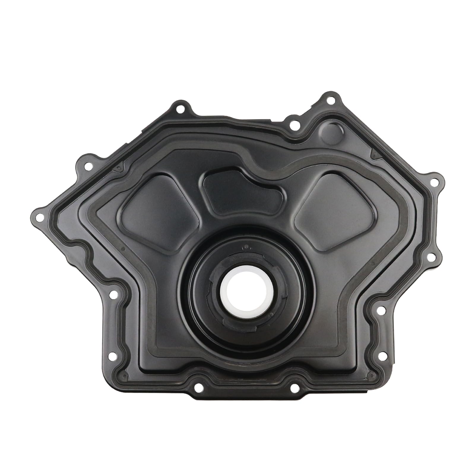 Engine Lower Timing Cover Compatible with Land Rover Range Rover/Sport LR4, Jaguar XKR XFR XJ XF XE F-Type F-Pace Replace LR011995 AJ811449