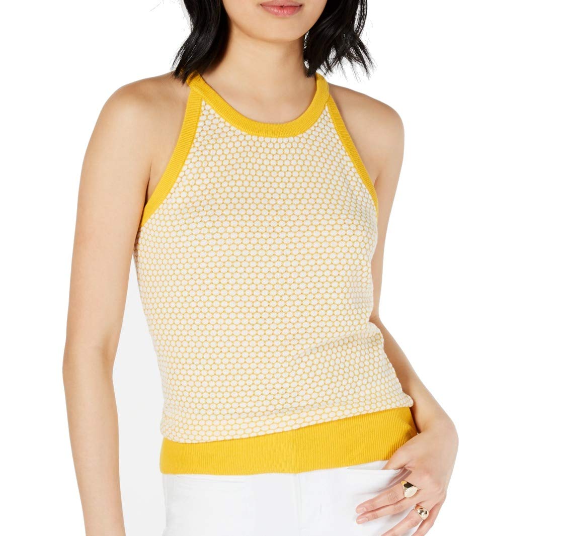 Maison JulesWomens Honeycomb Sleeveless Sweater