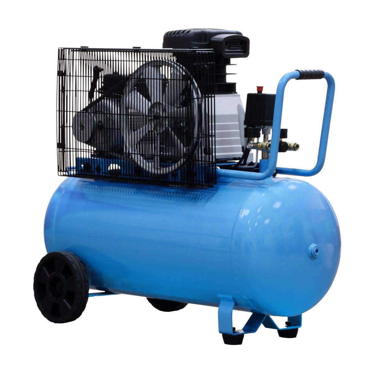 AIRPRESS - Compresor de aire de dos pistones HL 340-90 10 bar 3 CV / 2,2 kW 272 l/min 90 litros