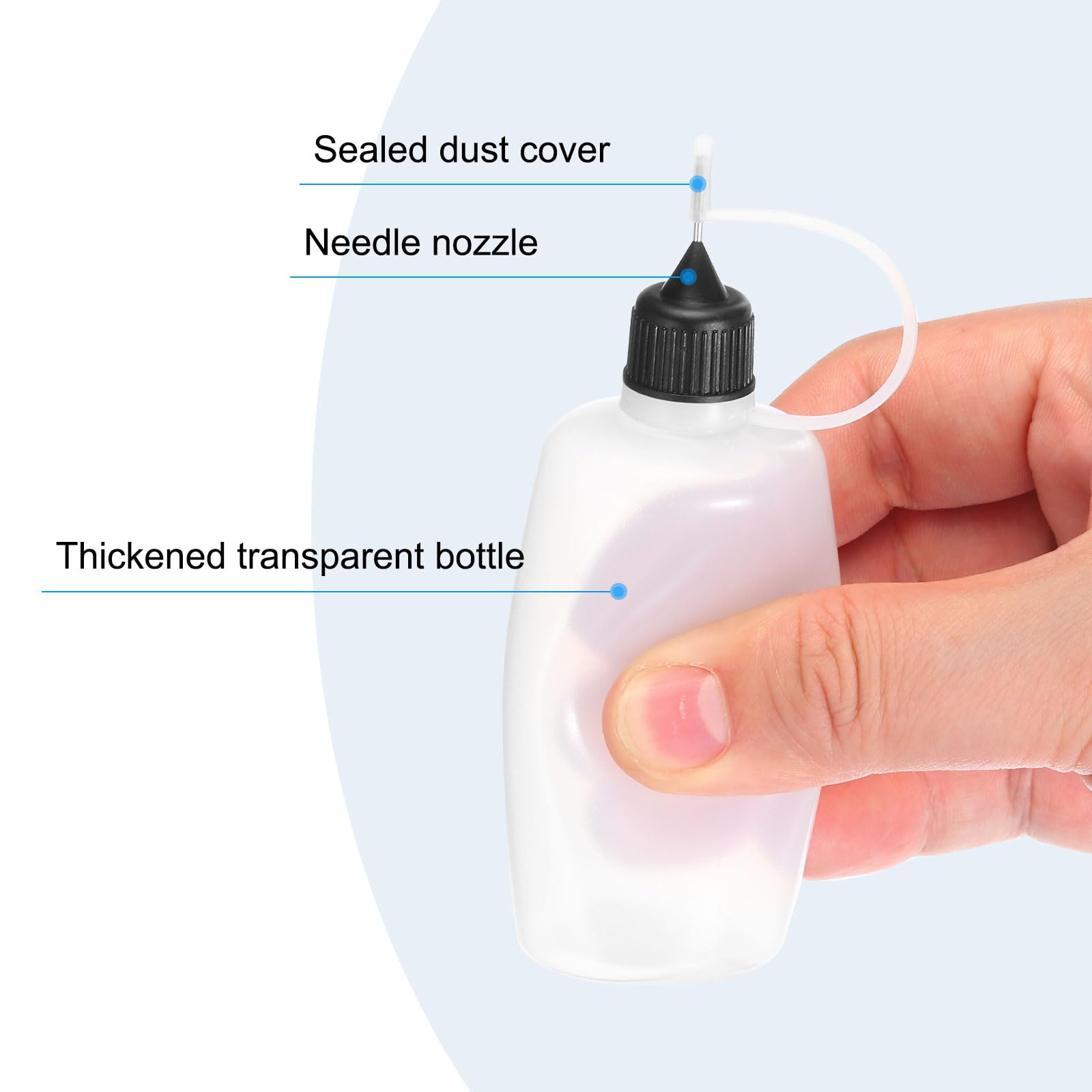 Oliatore Con Ago 60ml - 2 Pezzi, Con Coppa Filtro, Per Lubrificazione Di Precisione Fai Da Te