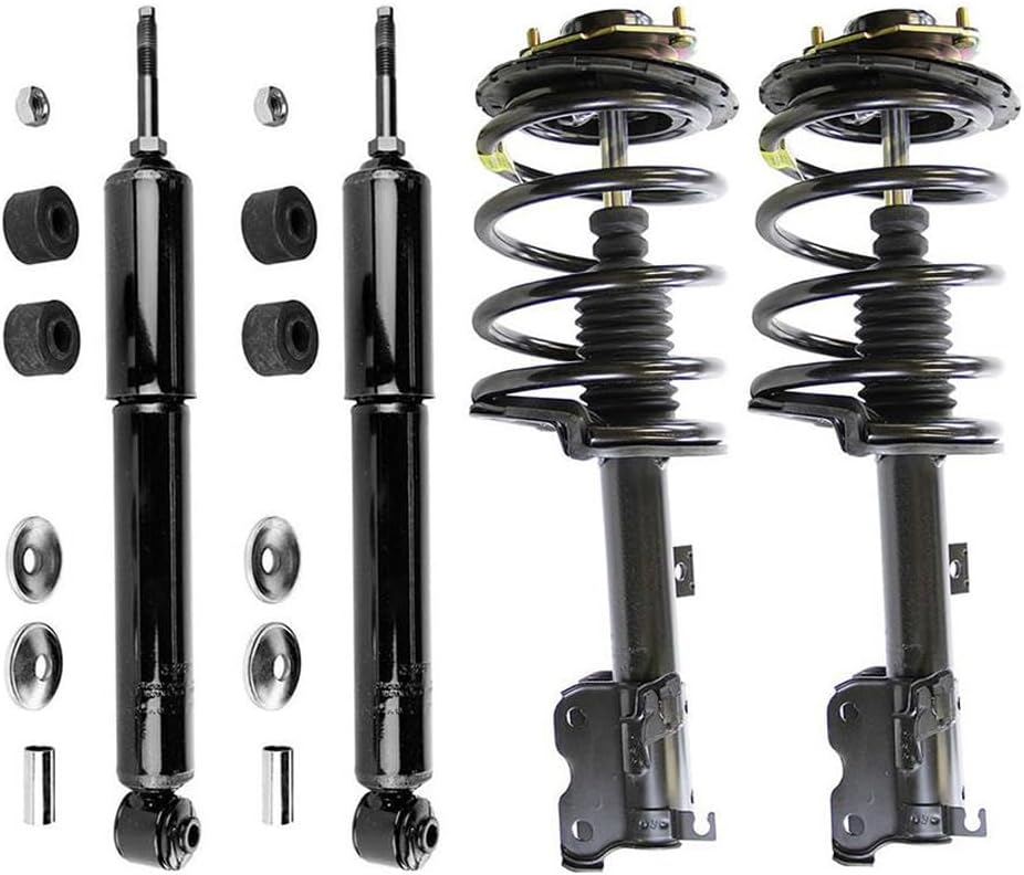 - (4Pcs) - Rear Front Shocks And Struts - Shocks Complete Assembly Complete Shock Absorber Strut - Left and Right for Nissan Murano 2007 2006 2005 2004 2003
