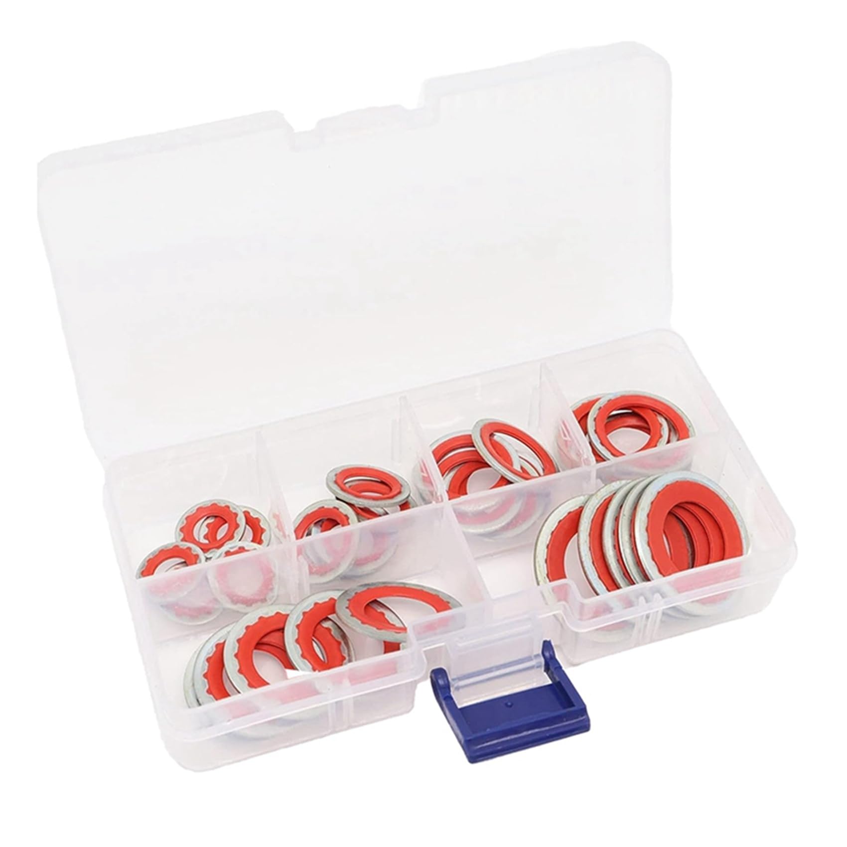 Assortimento di Guarnizioni A/C da 600 Pezzi, Guarnizioni del Compressore CA Kit di Rondelle di Tenuta Della Porta del Compressore 'Aria Condizionata per Autoveicoli