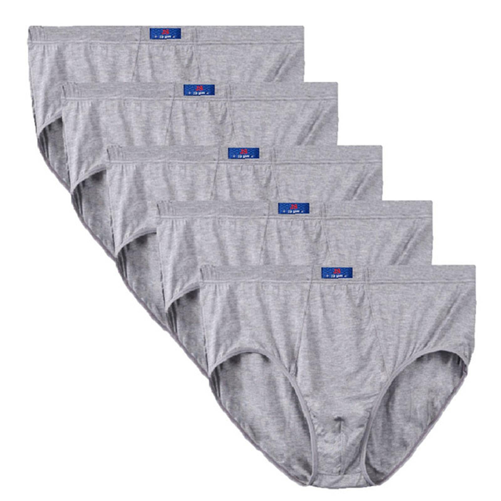 Ropa Interior Masculina Arrances De Ropa Interior Masculina Modal De Tamaño Grande 8XL-XL-5 Grey,4XL