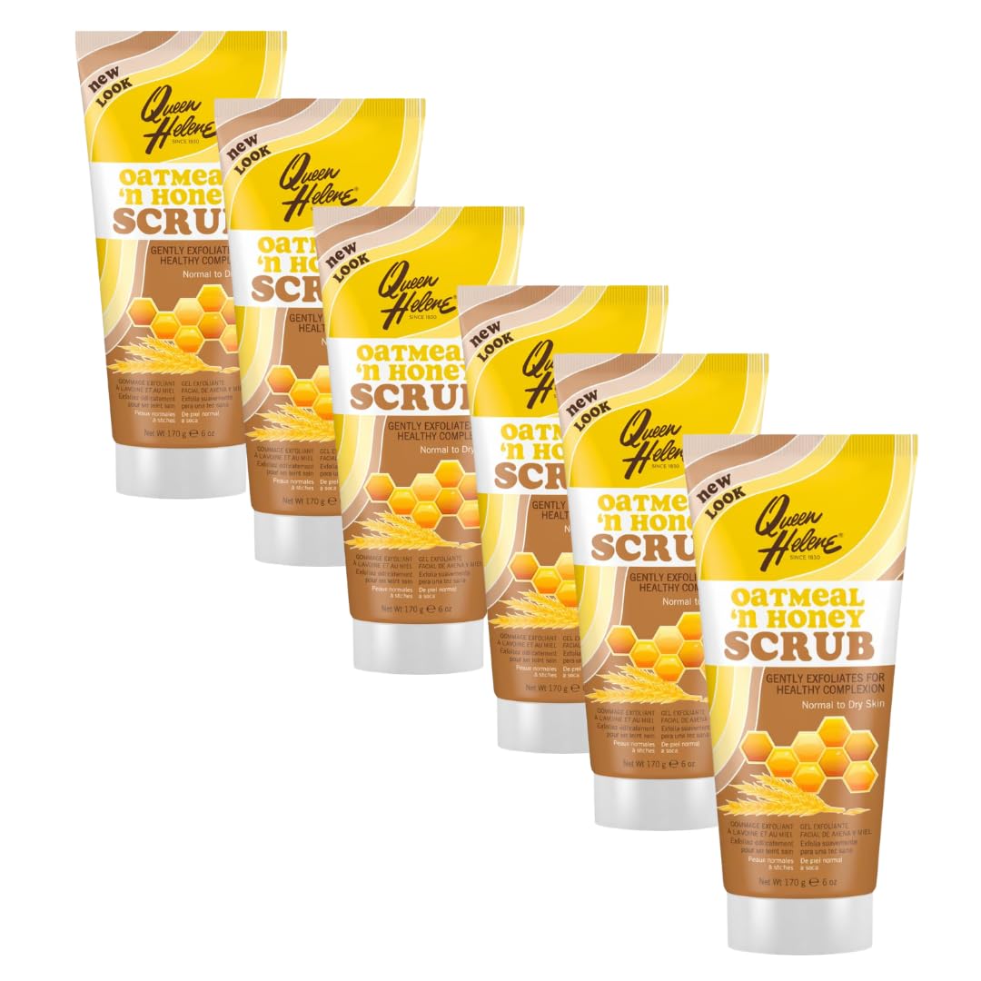 Amazon.com: Queen Helene Oatmeal N Honey Facial Scrub 6oz. Tube (6