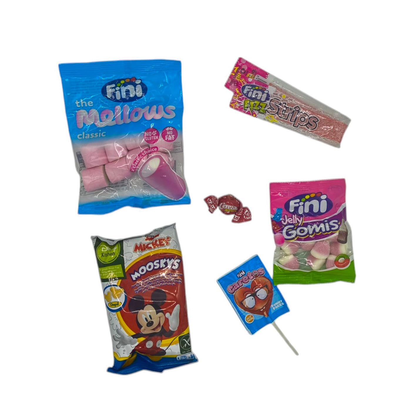 Bolsas de Cumpleaños con Chuches y Caramelos - Cono Surtido de Golosinas Rellenas para Piñatas, Fiestas Infantiles y Navidad (1)