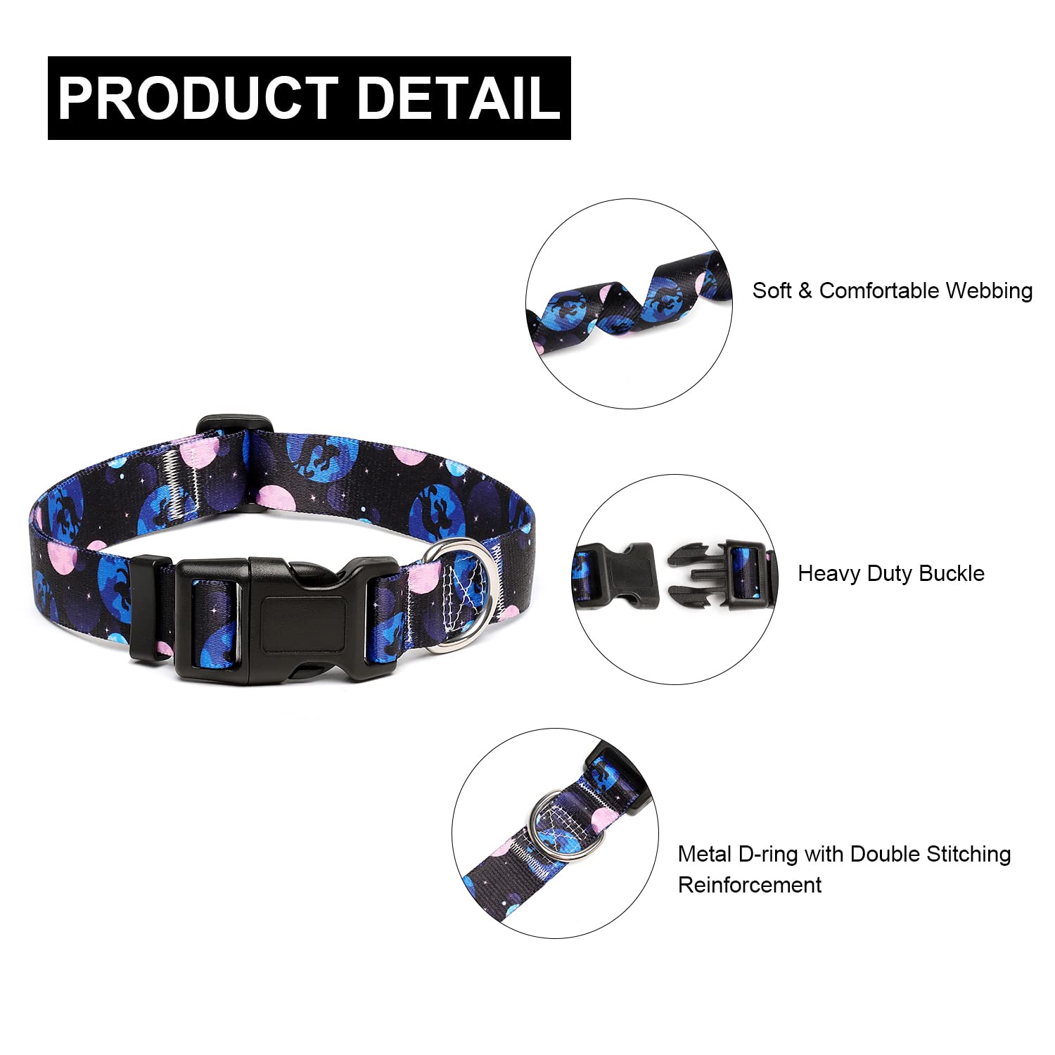 Mercano Adjustable Dog Collar, Special Design Patterns - Image 3