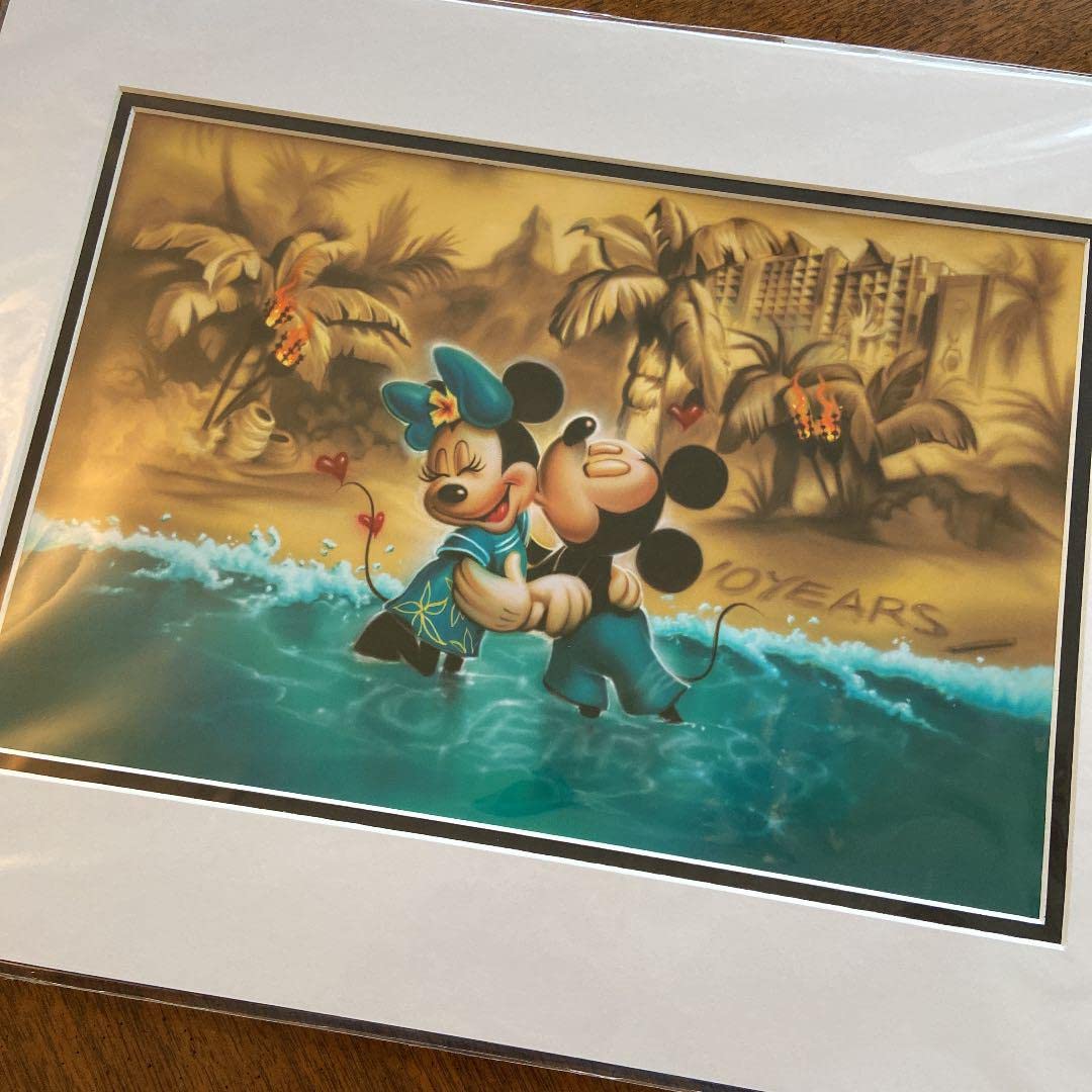 Amazon | ハワイ アウラニ限定 10周年記念 アート ミッキー ミニー
