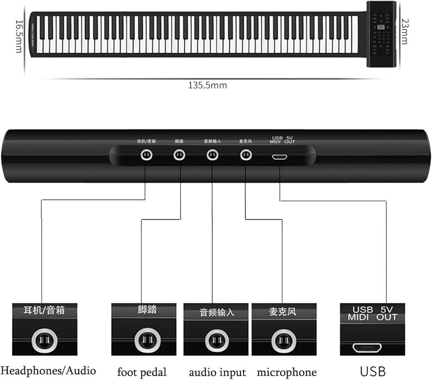 88鍵 USB接続 電子キーボード