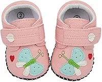 Sapatos para bebês meninos e meninas primeiro andar tênis antiderrapante sola de borracha para berço com estampa fofa