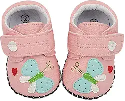 Sapatos para bebês meninos e meninas primeiro andar tênis antiderrapante sola de borracha para berço com estampa fofa