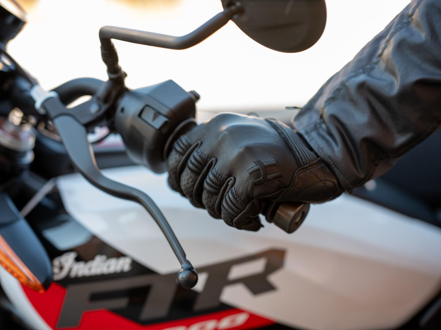 Hofors Gloves krótkie r?kawice motocyklowe, skórzane, czarne, 12