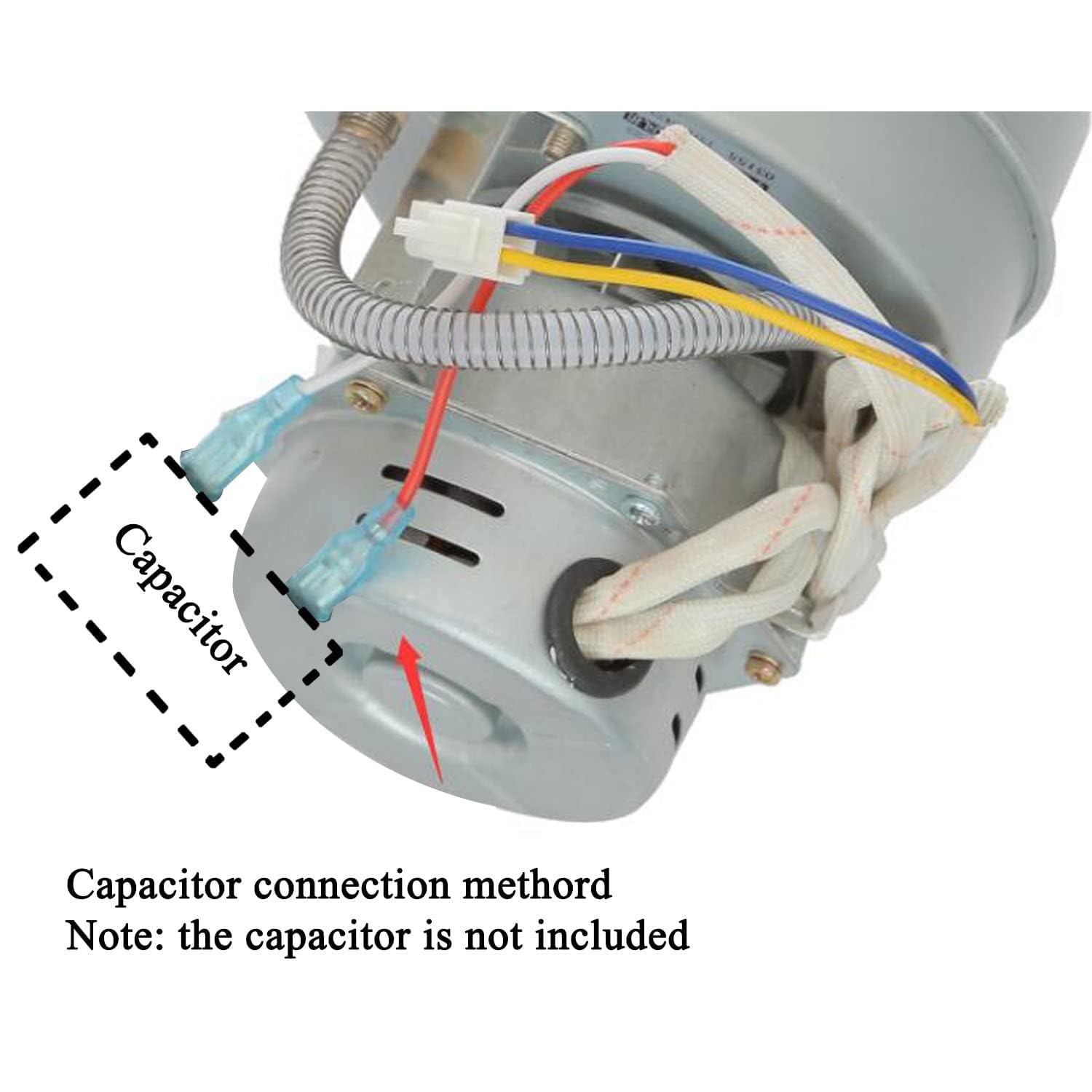 Radiallüfter 230v mit rückstauklappe gebläsemotor saugventilator zentrifugalventilator zentrifugallüfter lüfter ofen