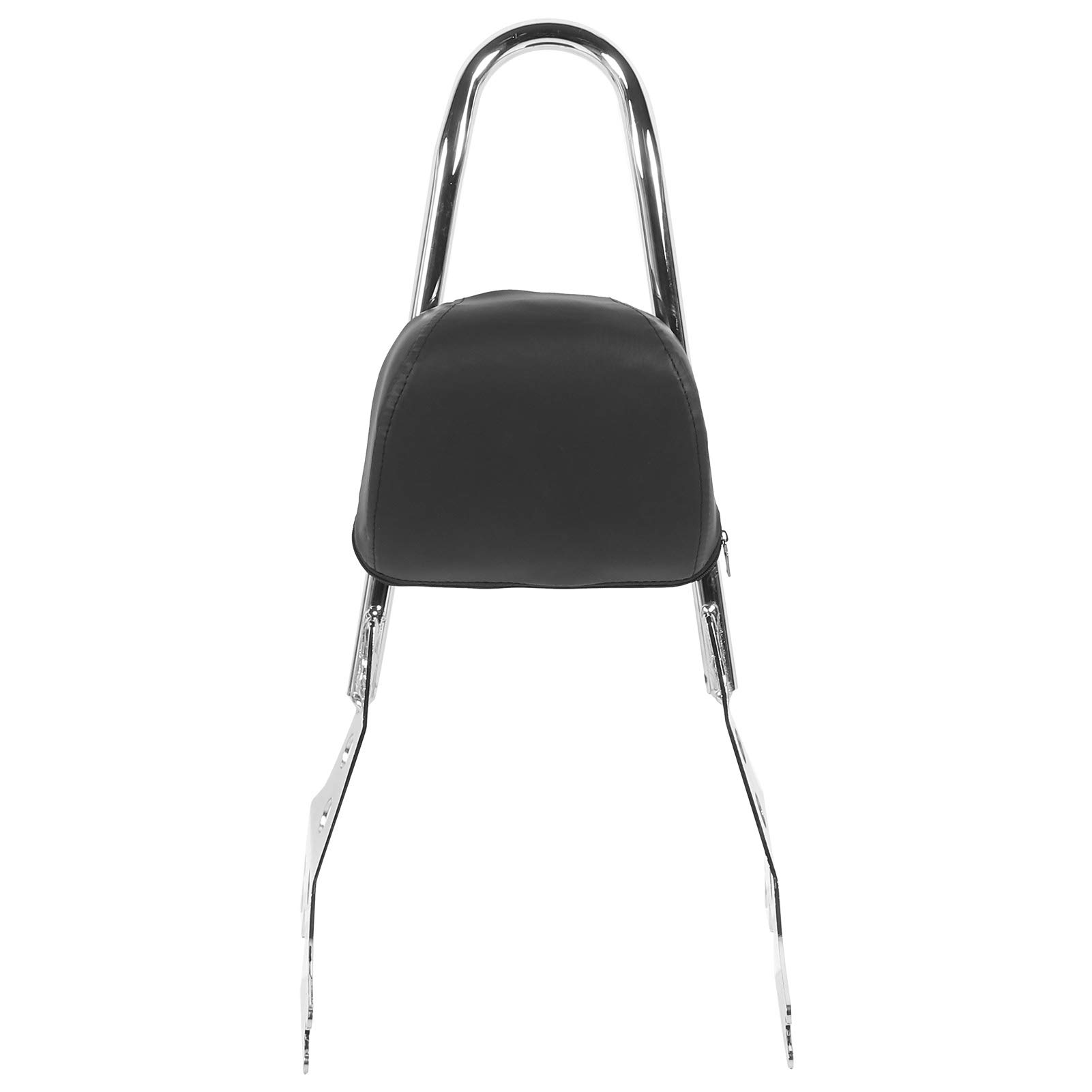 Cocoarm Zdejmowany Drążek Oparcia Motocykla z podkładką Oparcia Stalowy Drążek Sissy 20,1 Cala Łatwa Instalacja Ergonomiczne Wsparcie do Jazdy dla XL883R XL1200R XLH883 04-19 (Chrom)
