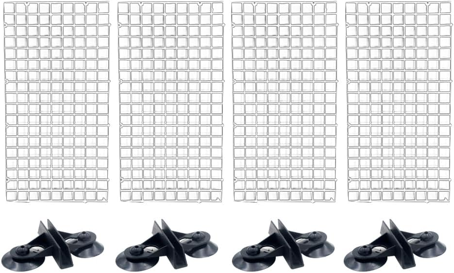POPETPOP Plastic Grid 1 Set Plastic Fish Tank Trays 75 Gallon Aquarium Lid Aquarium Divider Fish Tank Supplies Splitter Partition Plate Dividing Line Water Tank Stitching Egg Crates