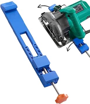 Circular Saw Guide Rail | Adjustable Cutting Machine Base Guide, Electric Circular Saw Core Attachment, Precision Positioning for Woodworking Milling Projects Construction Sites