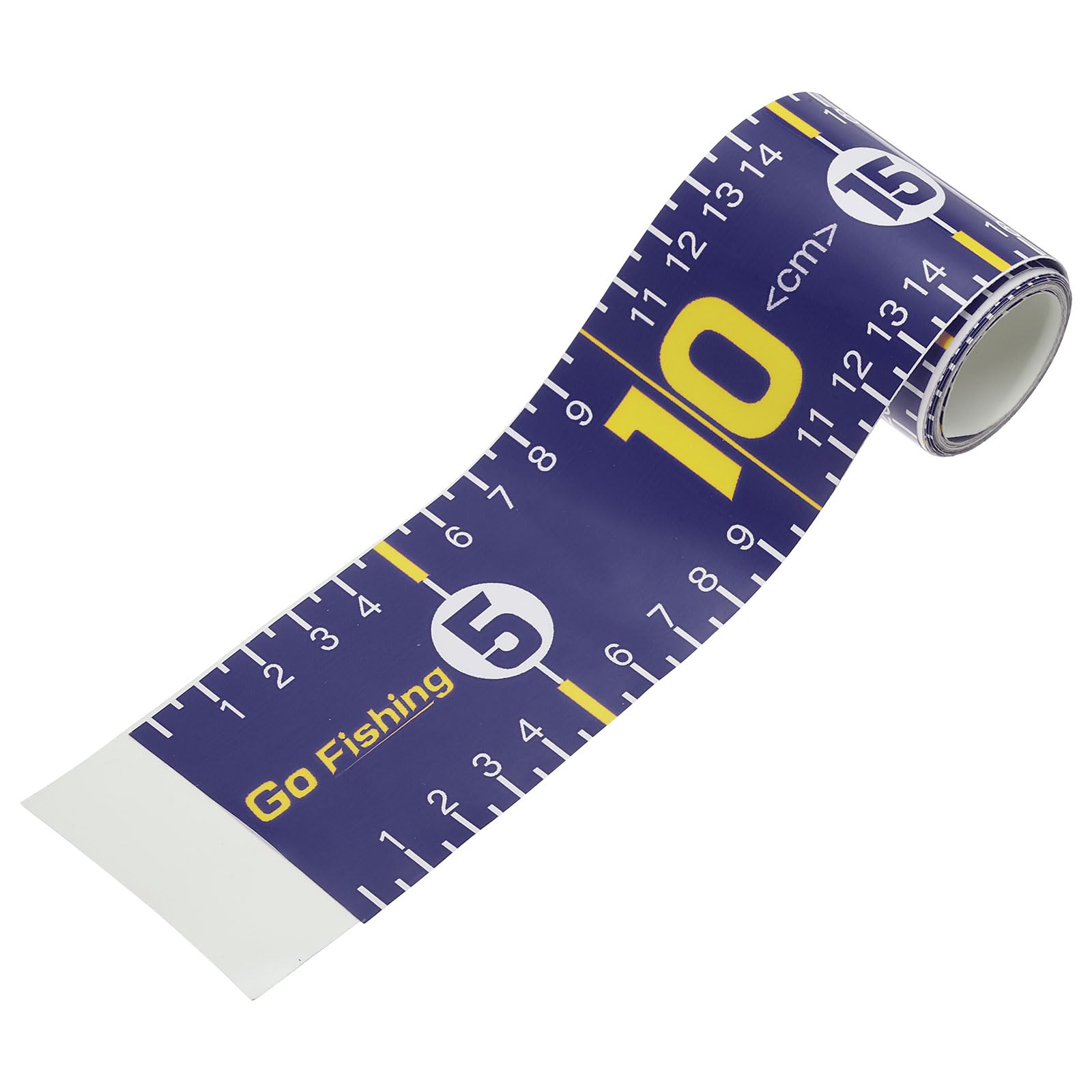PATIKIL Adhesive Fish Ruler, 51 Inch Fish Measuring Tape Sticker Tape Waterproof for Fishing Boat Kayak Workbench, Dark Blue : Sports & Outdoors