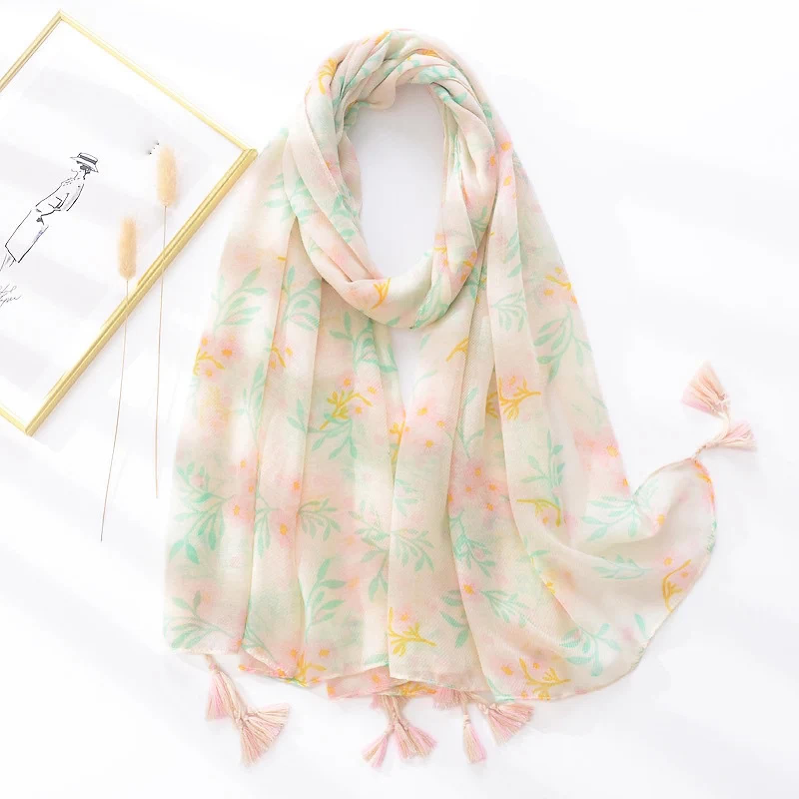 Schal Damen-Schal Luxus-Schals Für Damen Designer Umarmungen Und Schals Für Baumwoll Schleier Vintage Schal Seiden Schal