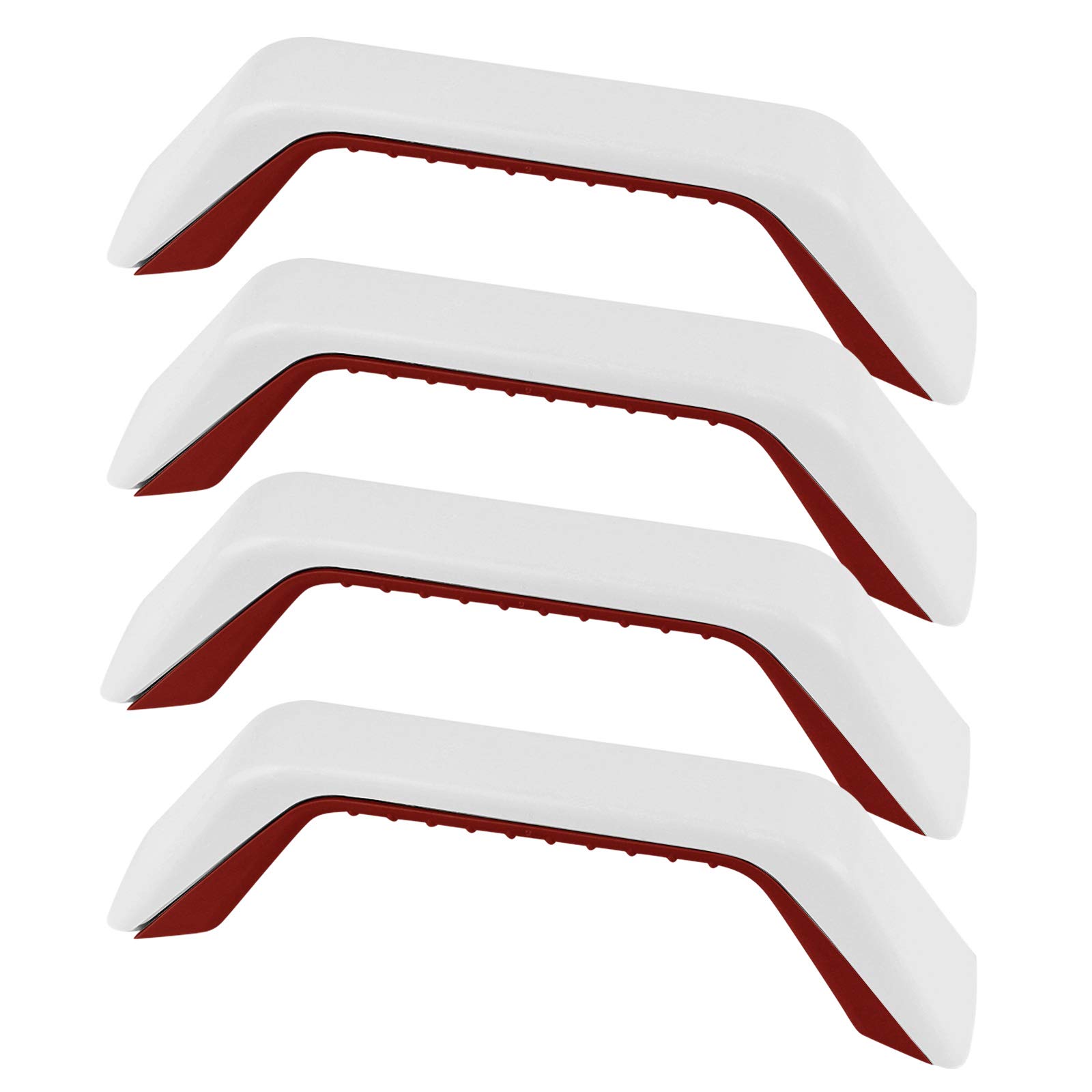 MPK Wohnwagen Rangiergriff, 180 mm, Kunststoff, Unterteil Rot, Oberteil Lichtgrau (4)