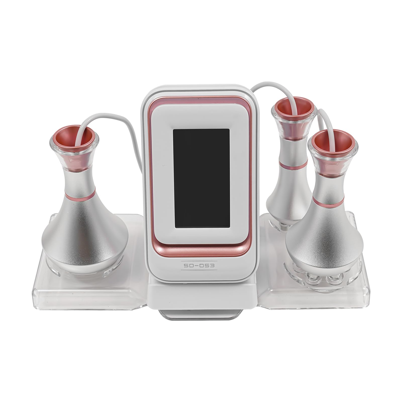 Massaggiatore ad ultrasuoni per la rimozione del corpo 3 in 1 RF ad alta frequenza con 3 sonde per modellare viso, collo e vita