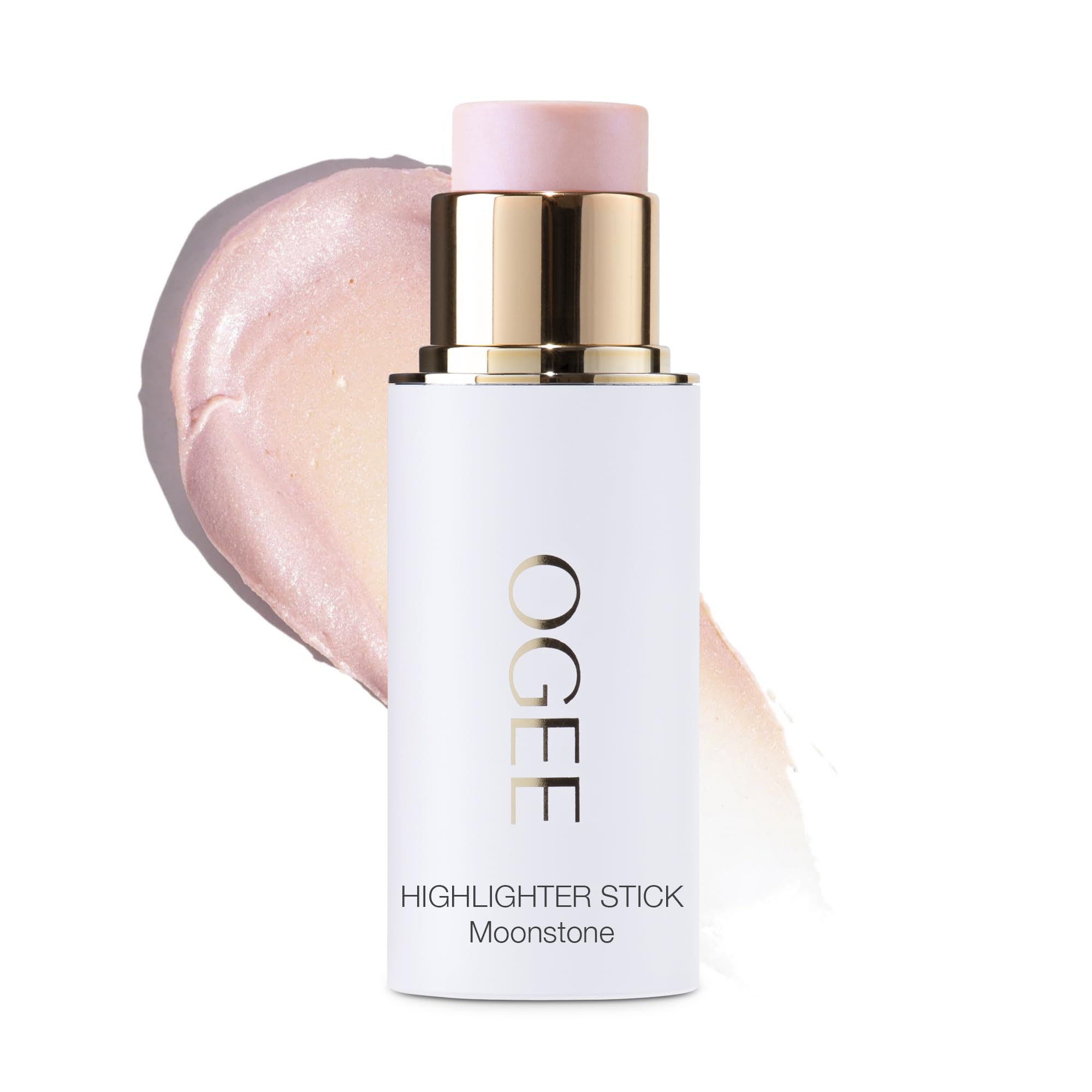 Ogee Sculpted Face Highlighter Bar (Mondstein - Ultraviolet Shine) Zertifiziertes organisches leuchtendes Make-up - Mehrzweck-Textmarker-Bar