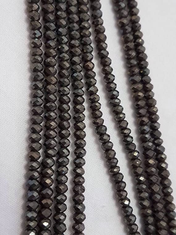 Perles pyrite facettées 4 mm LKBEADS contre les fils de pierres ternes