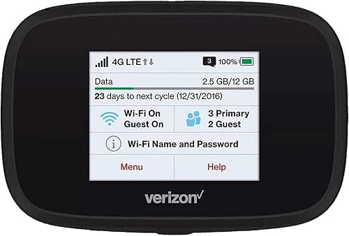 Vista 5 de Novatel Verizon Wireless Jetpack 7730L 4G LTE Hotspot móvil avanzado