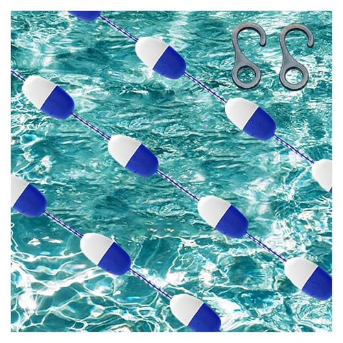 Corde de sécurité de piscine haute visibilité pour un entraînement aquatique sécurisé.