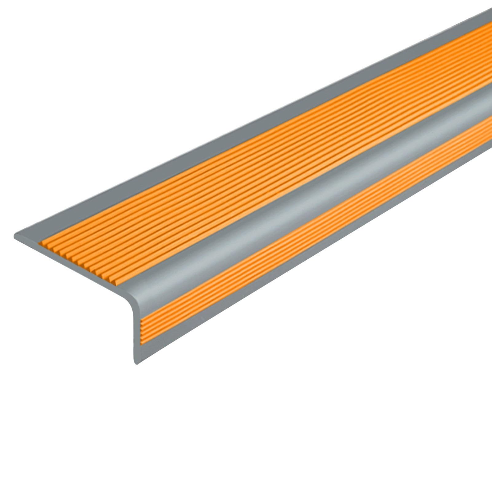 Protector de escaleras antideslizante autoadhesivo de 2,5x5 cm para peldaños