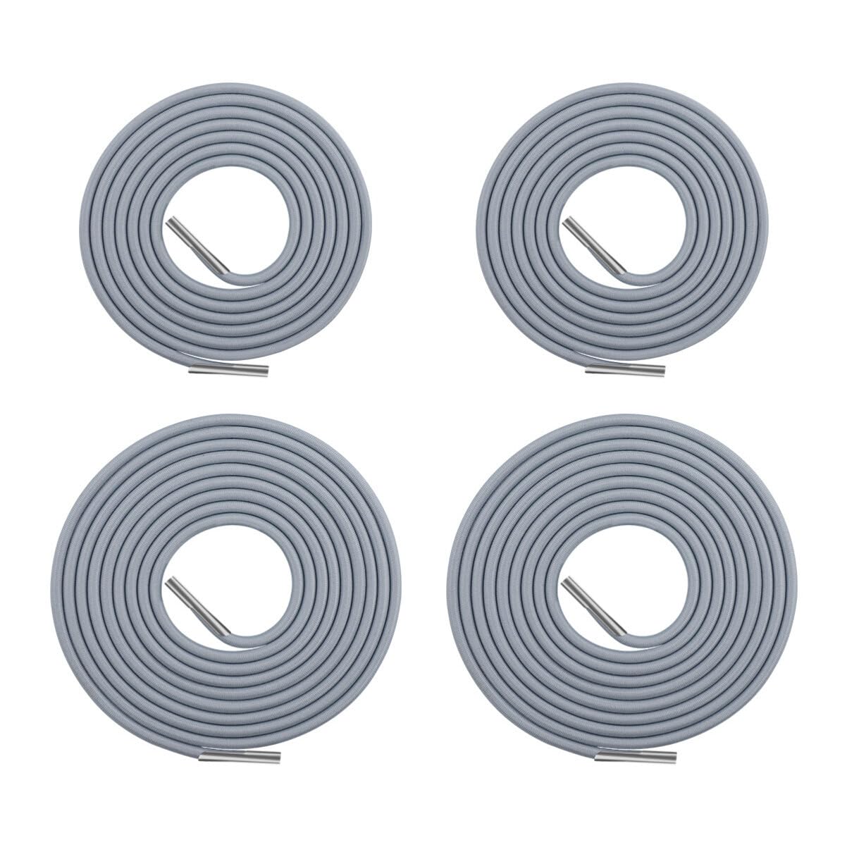 Yardwe 4pcs Replacement Cord for Anti Gravity Chair, Repair Cord for Recliners Chair, Replacement Laces Cord Kit for Lounge Chair Bungee Beach Chair Bungee Chair (Grey)