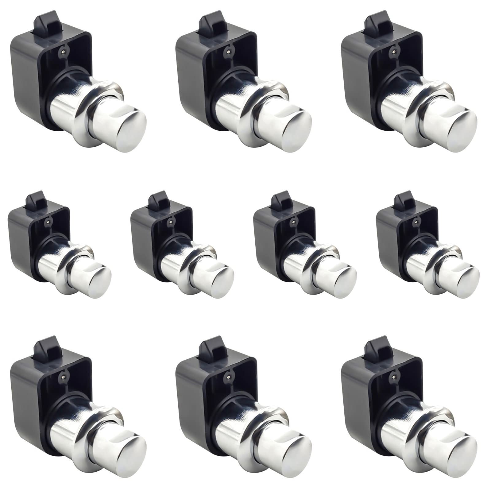 Serratura A Pressione Per Armadietto Camper - Chiusura A Pulsante Per Cassetti E Porte - Foto 2