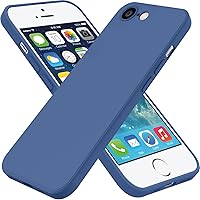 Vista 11 de Funda para iPhone SE de 3ª generación 2022, iPhone SE 2020, iPhone 7/8, funda de goma de gel de silicona líquida, funda protectora antideslizante
