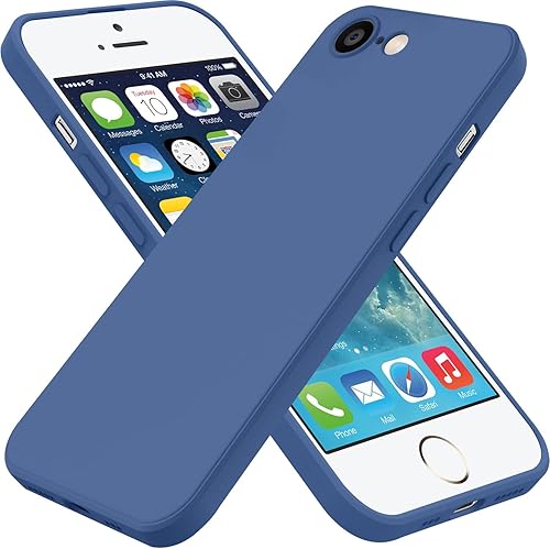 Miniatura 10 de Funda para iPhone SE de 3 generación 2022, iPhone SE 2020, iPhone 78, funda de goma de gel de silicona líquida, funda protectora ultra delgada