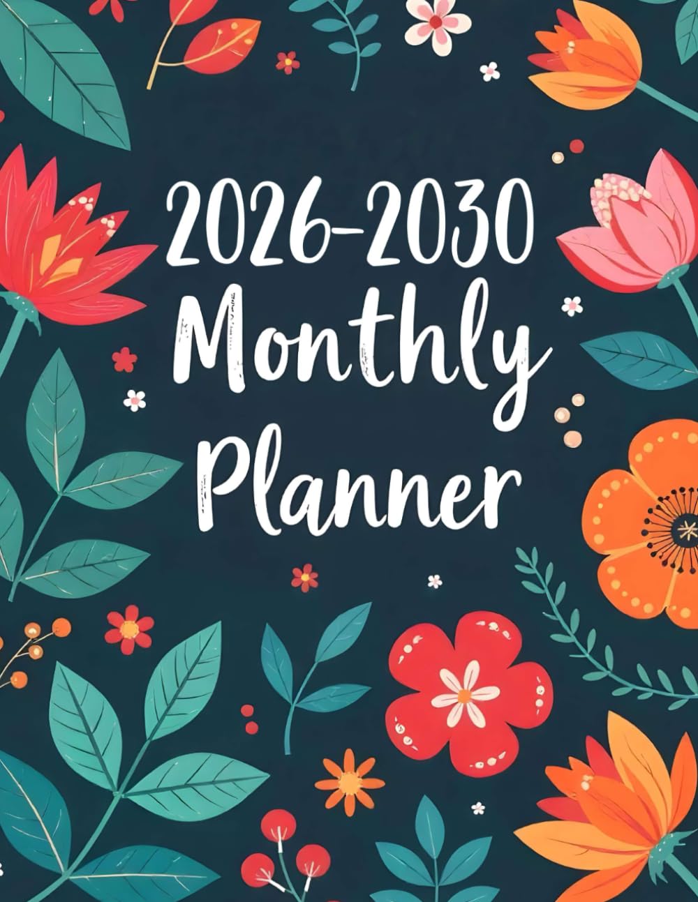 20262030 Monthly Planner Large Print 5 Years Calendar
