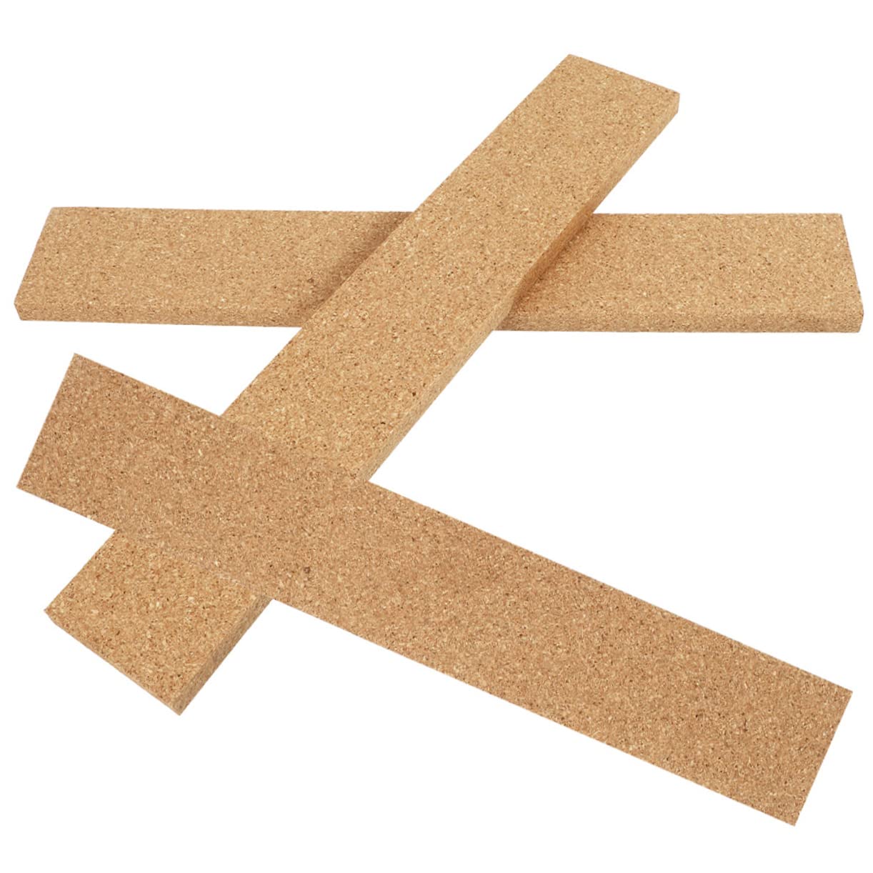 10 Bandes Autocollantes En Liège 200x20x2 Mm - Pour Ajuster La Taille Des Chapeaux Ou Décoration Murale - Naturel