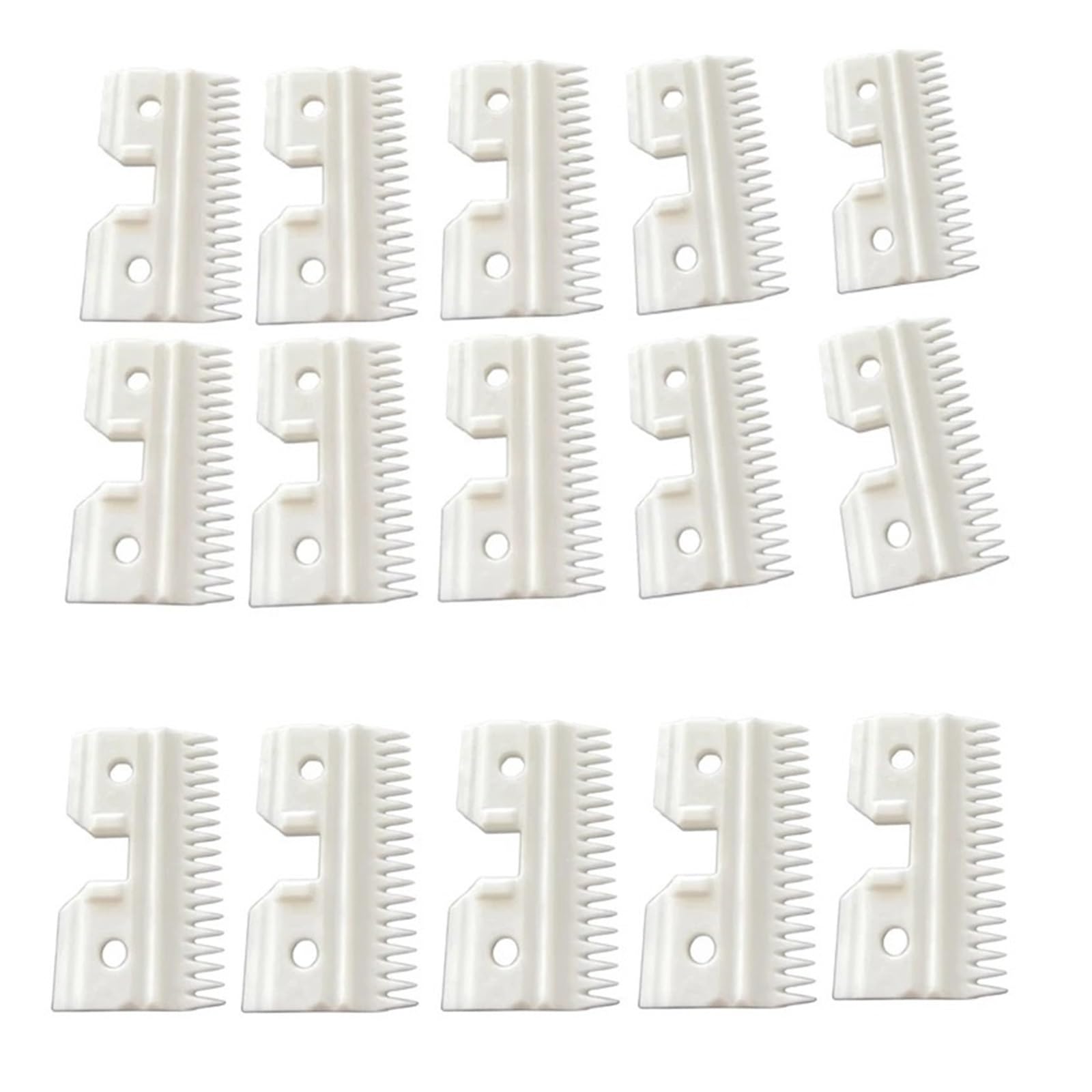 Cuchilla De Repuesto for Mascotas, Cortador De Cerámica Gruesa De 18 Dientes, Compatible Con Andis, Compatible Con Oster, A5, Walh KM Series Clipper Cuchillas Desmontables | 6 Pack