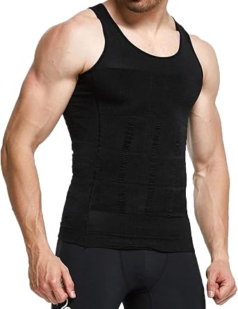 Compression Vest Men Slimming Waist Trainer Shapewear Vest Body Shaper Tank Top Seamless Undershirts