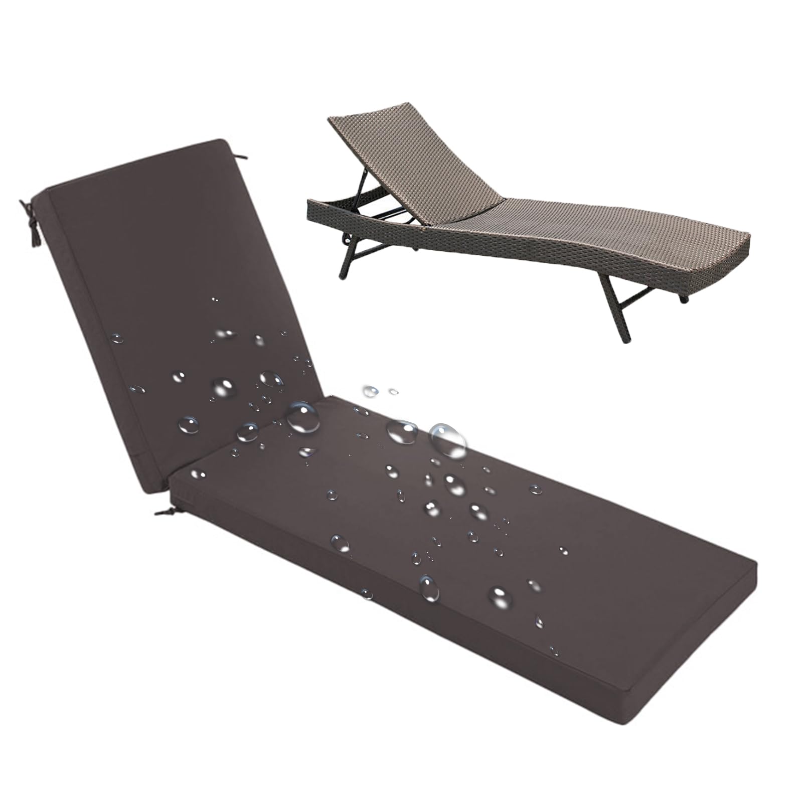 Cojín para jardín impermeable y lavable con protección UV para un descanso exterior duradero
