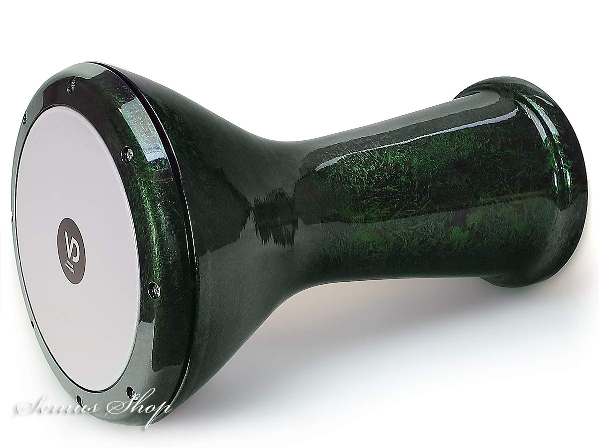 Darbuka Orientale In Ghisa Con Effetto Perla - Tamburo A Calice Con Accessori - Foto 3