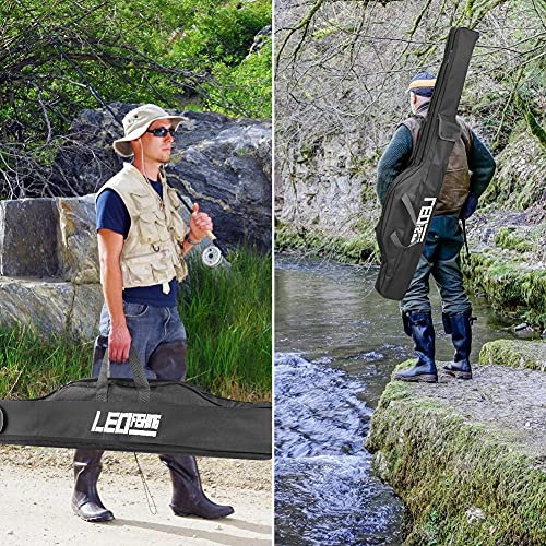 VicTop Rutentasche Rod Case Angelkoffer Wasserdicht Angeln Tasche Falten Angeln Stange Werkzeug Tragen Fall 600D… – Bild 7