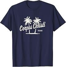 Corpus Christi Texas Vintage 70s Palm Trees Graphic T-Shirt
