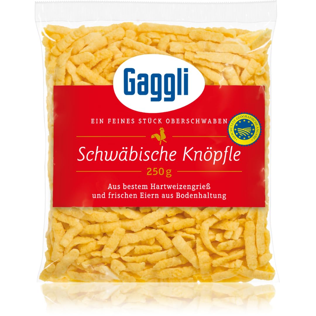 Gaggli Schwäbische Knöpfle Nudeln pasta nudeln 250 gramm x 12 Stück