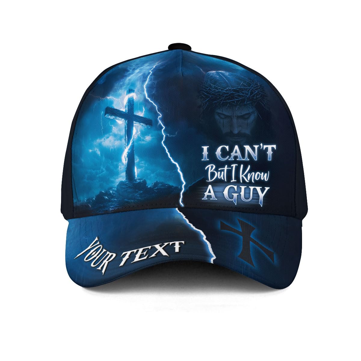 Personalized I Can't But I Know A Guy Hats for Men Women, Custom Christian Gifts for Men, Christian Hats Men, Jesus Hat