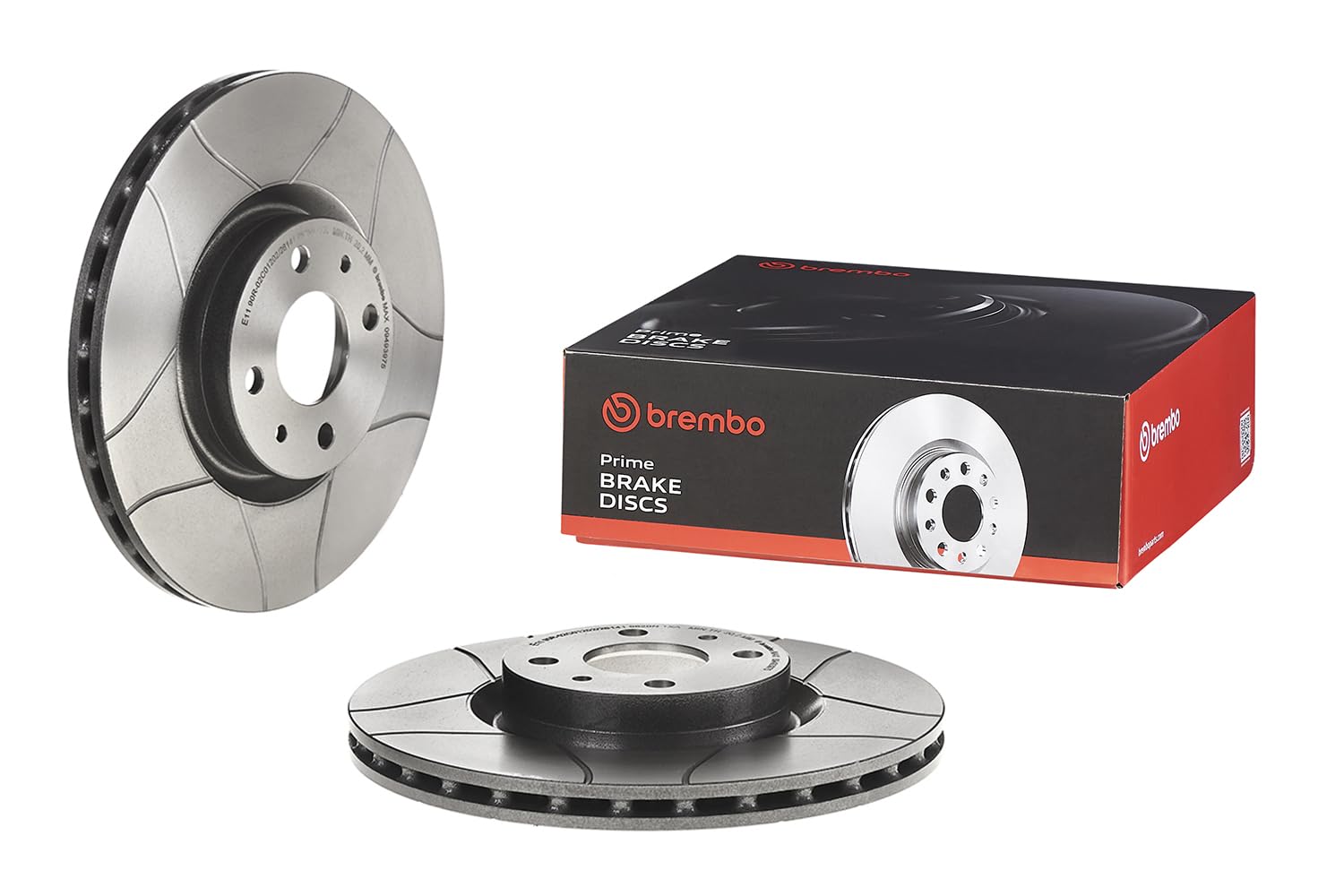 Brembo Max 09.4939.75 - Disco Freno Baffato (Set di 2) - Anteriore