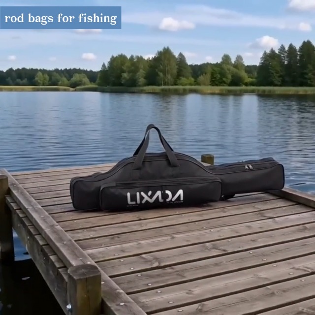 Amazon.com: Lixada Fishing Rod Case, Portable Folding Fishing Rod Case  Fishing Pole Reel Storage Bag Fishing Gears Organizer : Sports & Outdoors