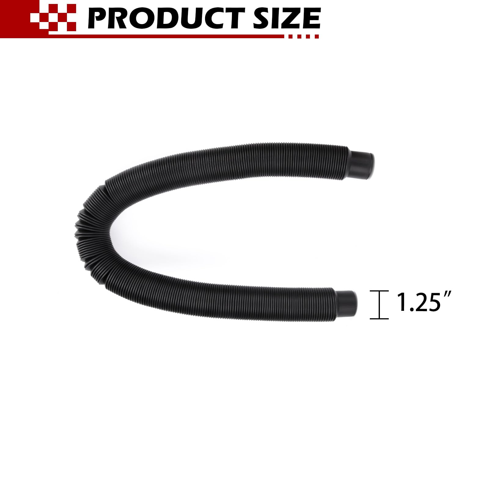 Rainwater Collection - Manguera de bajante de 1.25 pulgadas de diámetro, conector flexible negro para barril de lluvia, almacena más agua de lluvia para el jardín y al aire libre