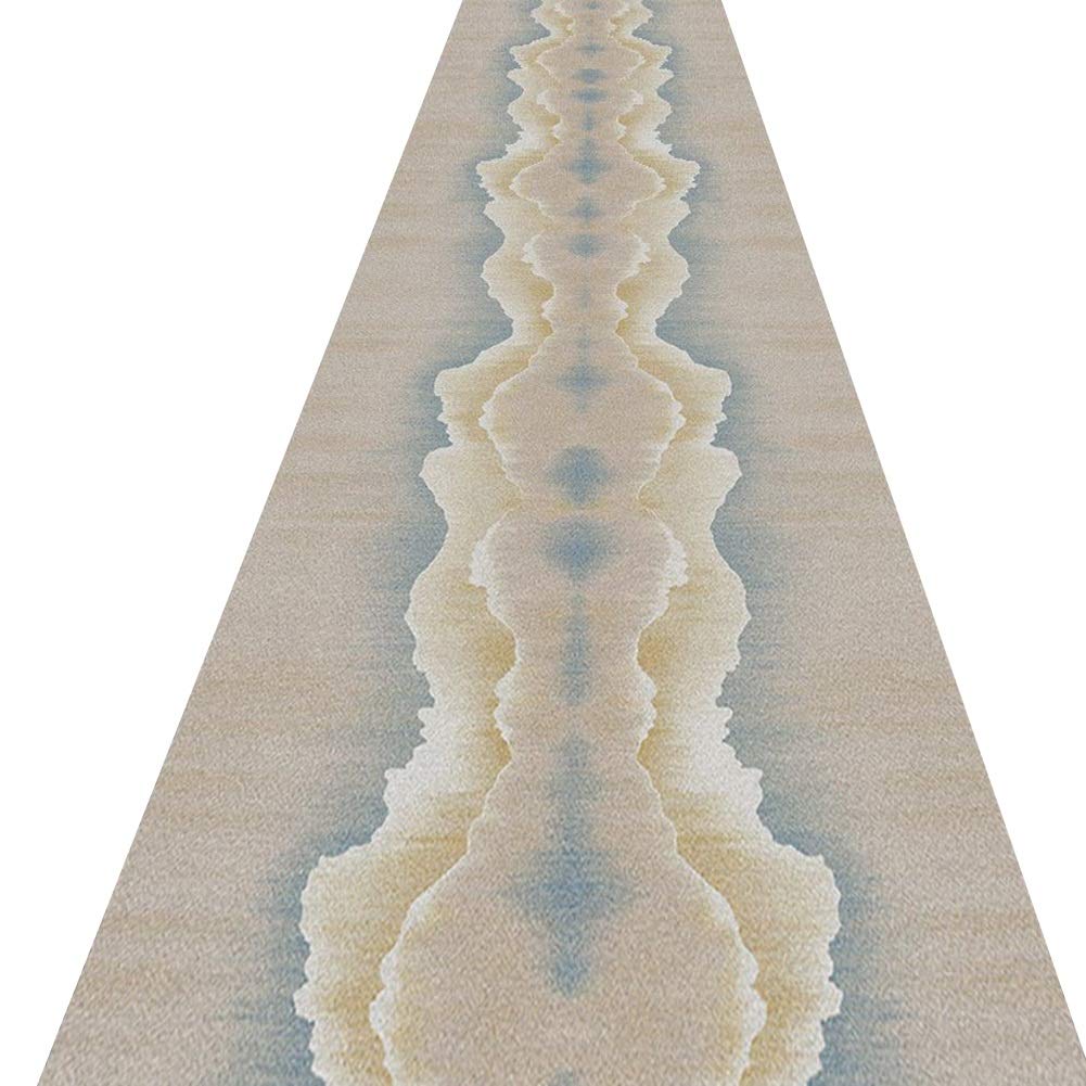 Tapis couloir abstrait pour une entrée de maison moderne et accueillante