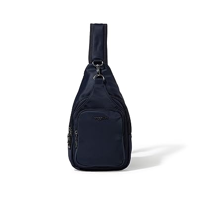 Baggallini Central Park Sling Backpack Bags French Navy, Nylon