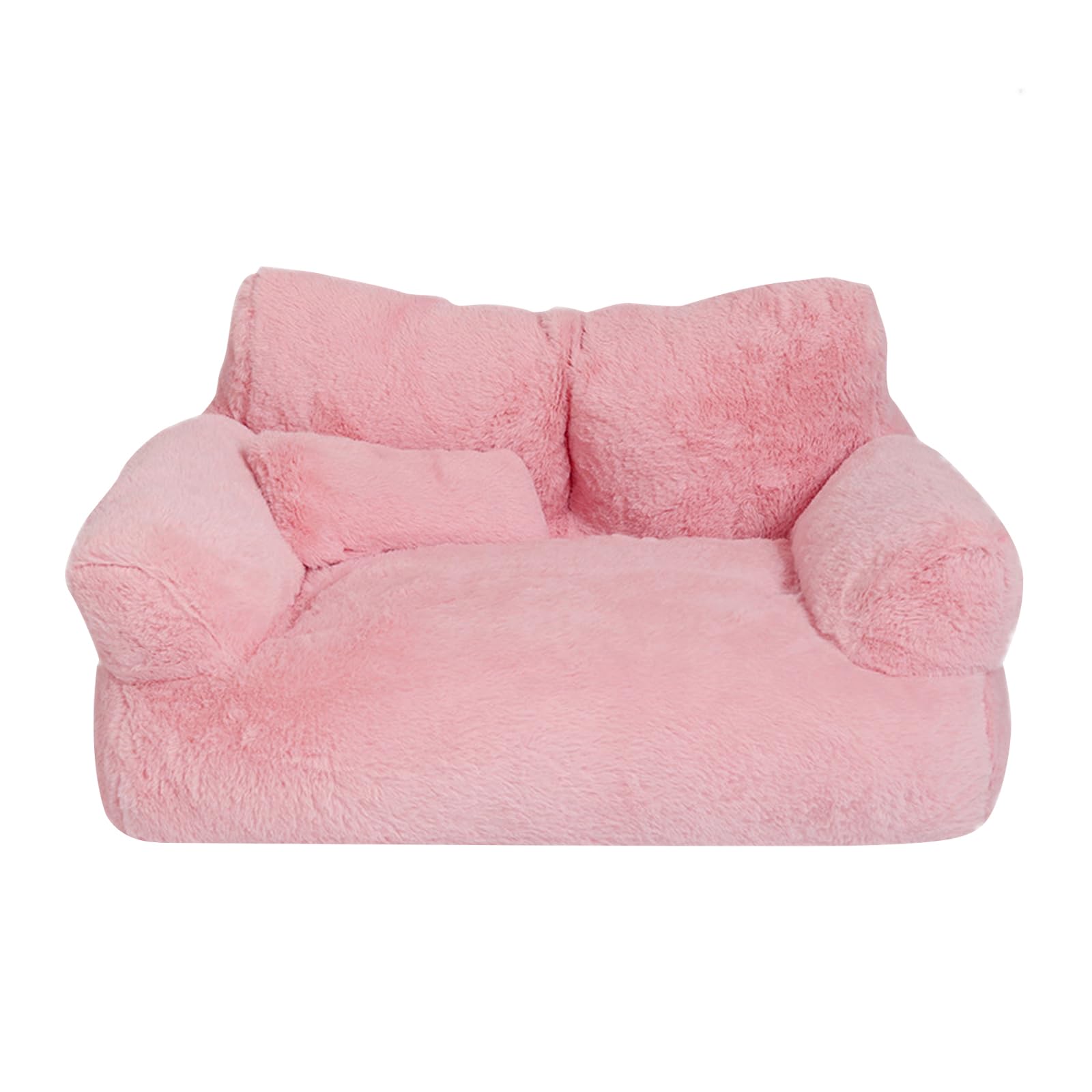 سرير اريكة للحيوانات الاليفة، سرير قطط قابل للغسل للقطط والكلاب المتوسطة والصغيرة، قاعدة غير قابلة للانزلاق، سرير متين للكلاب، كنبة قطط منفوشة
