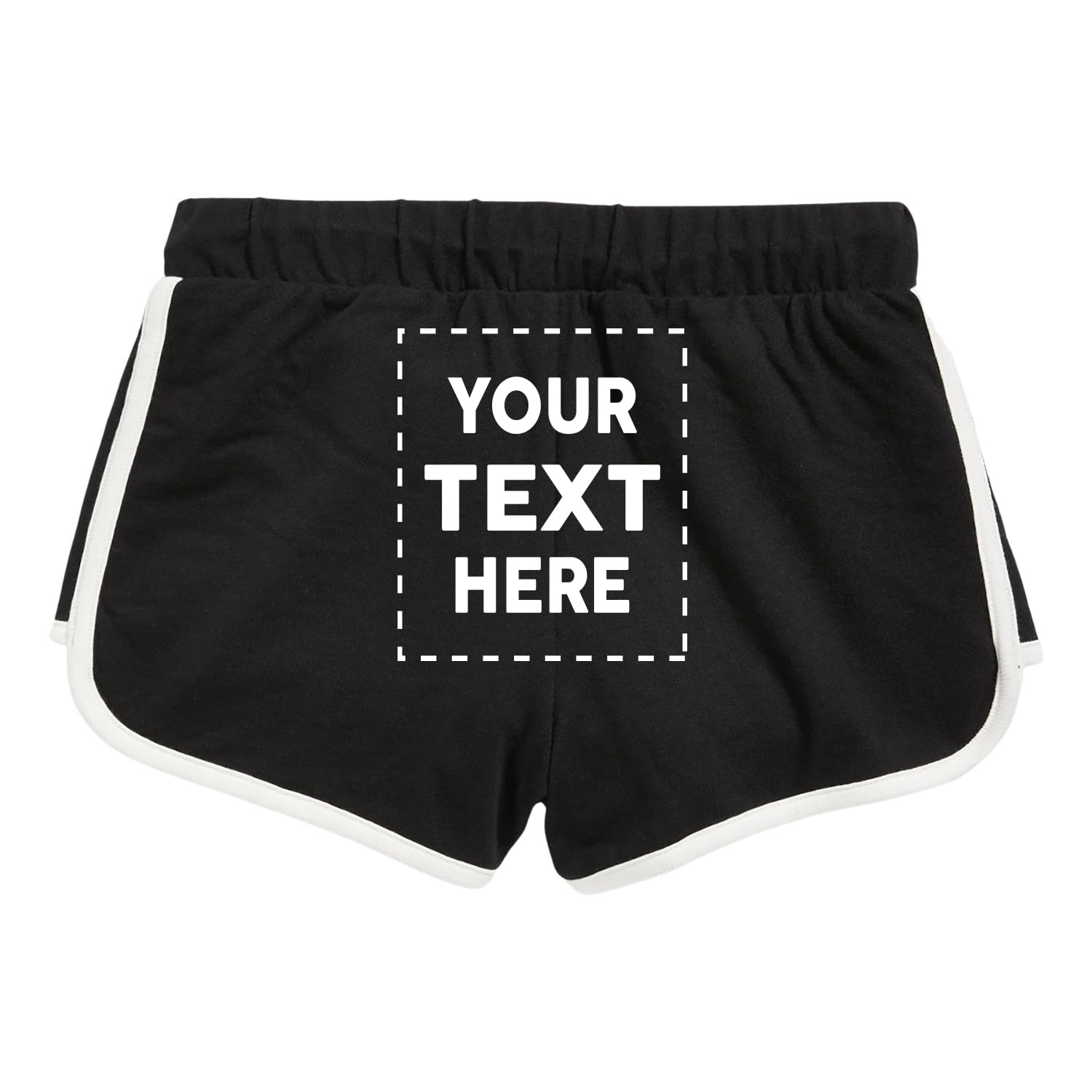 Wild Bobby Personalized Custom Booty Shorts Add Text Women's Cotton Spandex Underwear